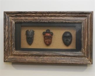 African Artwork - Shadowbox