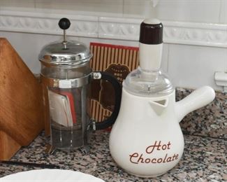 French Press, Hot Chocolate Maker