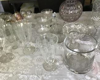 Antique Crystal Stemware