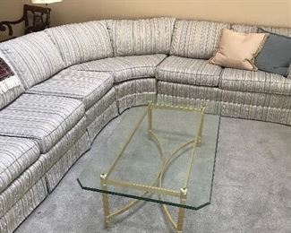 The other glass topped coffee table!