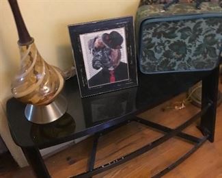 Tv stand! MCM lamp!