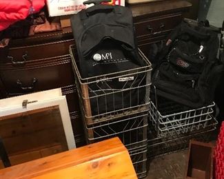Metal crates!