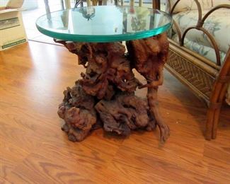 small matching grapevine table