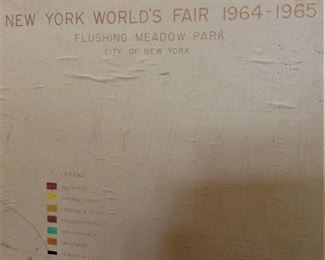 Second View of Layout Map For 1964 New York City Worlds Fair