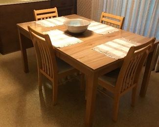 Another shot of the kitchen table set!