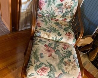 This chair and ottoman match the sofa in previous picture.