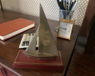 Brass boat decor..