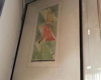 Monir ul Islam Lithograph 1943. "Nature's Song" Limited Edition 35 of 80.