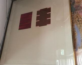 "One & One Series III" 1987 Limited Edition 22 of 25 24" x 19.5"