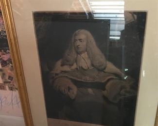 Charles Turner Engraving ca.1809 "Edward Lord Ellenb orough, Lord Chief Justice of His Majesty's court of Kings Bench HC"