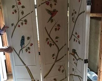 Handpainted Room Divider