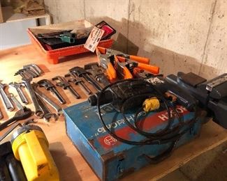 clamps, wrenches, tools 