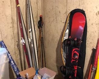 Skiis , Skii Boots, Snorkel Equip,  Bowling Balls 