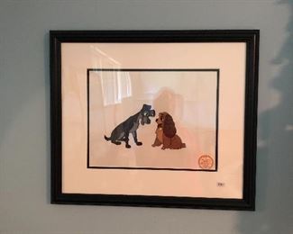 Lady and The Tramp Disney Cell 