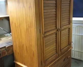 Wood armoire