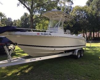 2012-13 26.5’ Proline super sport, aluminum trailor