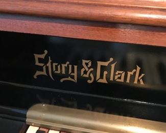 1892 Story & Clark - Walnut Pump Organ