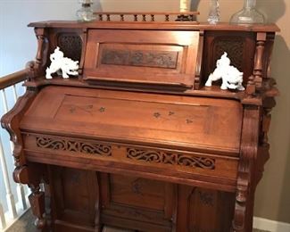 1892 Story & Clark - Walnut Pump Organ -Gorgeous!