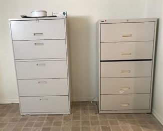  Several File drawers and cabinets