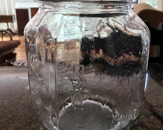 Vintage Planter's Peanut gallon jar with lid