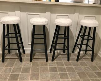 Set of 4 bar-height stools