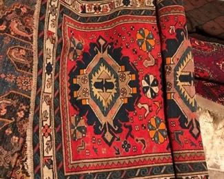 Several area rugs