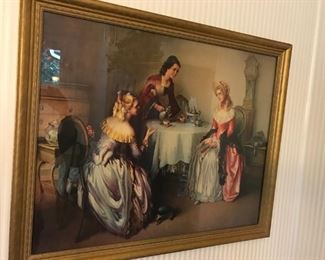 Vintage print, "Confidences" #1424