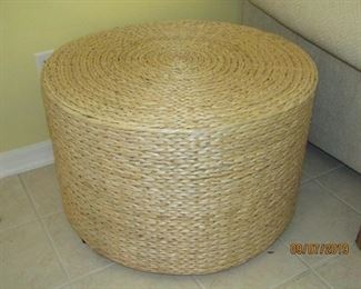 CAN BE USED AS A ROUND TABLE, A SEAT FOR SOMEONE OR ANYTHING THAT YOU MIGHT HAVE A NEED FOR