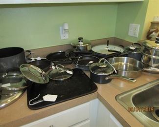 COOKWARE AND SO MUCH OF IT.. GREAT PRICES