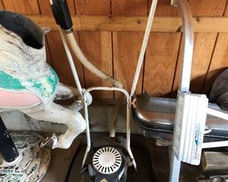 Flymo Cushionaire hovering lawn mower.