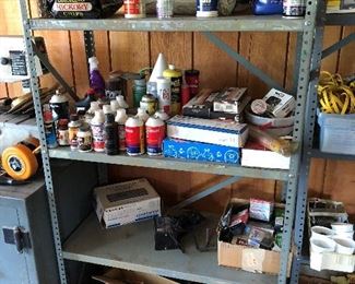 Barn full of thousands of items related to engines and engines maintenance, mechanical, yard and garden, etc.