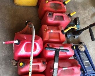 A couple of gas cans ...