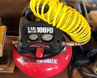 Central Pneumatic air compressor.