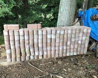 142 landscaping bricks.