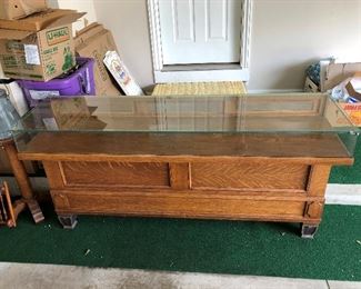 Marvelous antique display case (front).