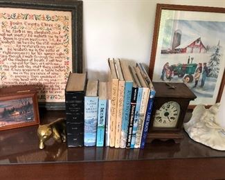 Houseful of interesting items, including this small collection of books relating to Grand Rapids and/or West Michigan.