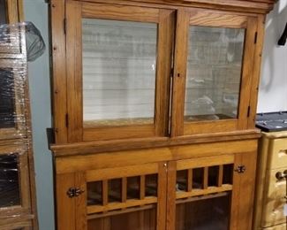 Glass front cupboard 