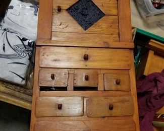 Primitive hanging cabinet 