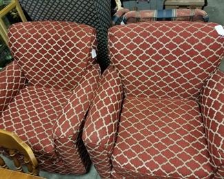 2 upholstered chairs