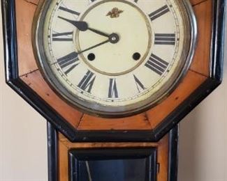 Antique Clock 1800s Regulator A