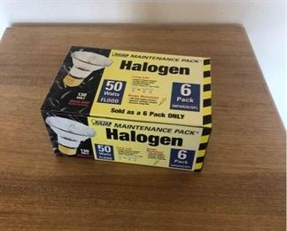 Box of a Variety of Light Bulbs