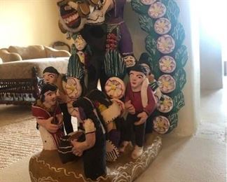 Clay Celebration Sculpture