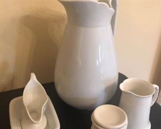 Large Stone Pitcher with Other Accessories