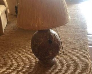 Large Sun and Moon Clay Lamp