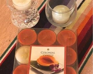 Tea Light Candles and Holders