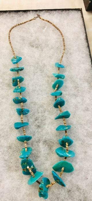 Native American Turquoise Necklace 