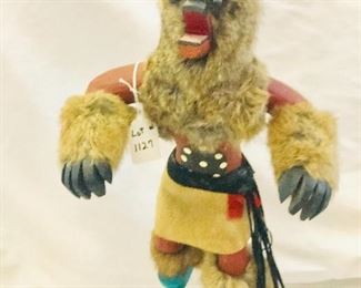 Vintage Native American Kachina Doll  signed 