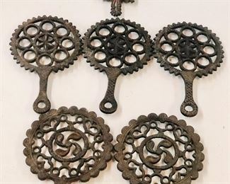 Old Cast Iron Trivets 