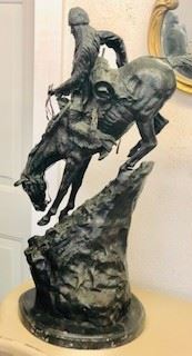 Remington Bronze Statue entitled Mountain Man 