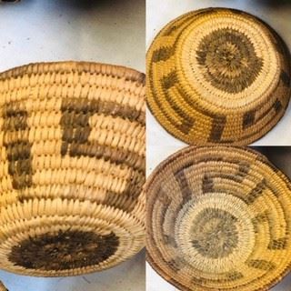 Native American Indian Handcrafted Baskets 